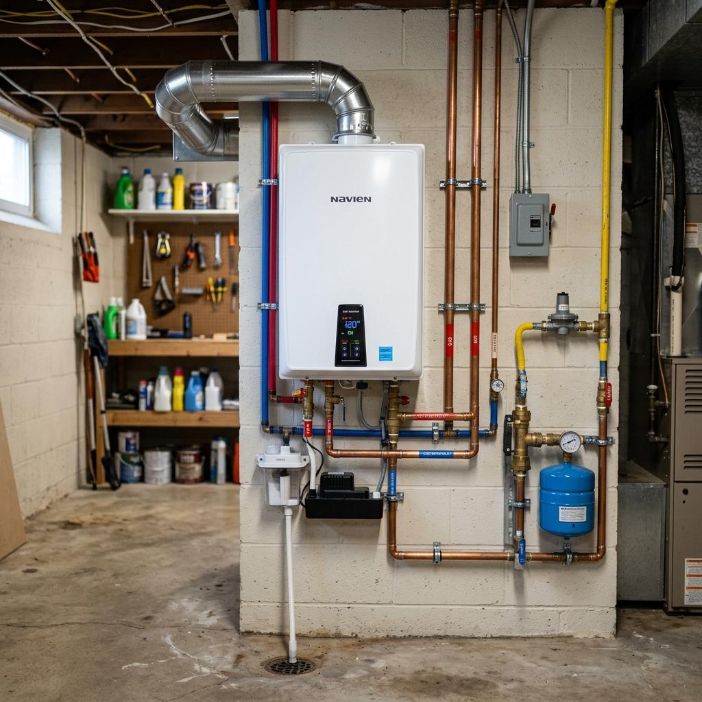 Licensed Moore, OK plumber Austin Allen at work
