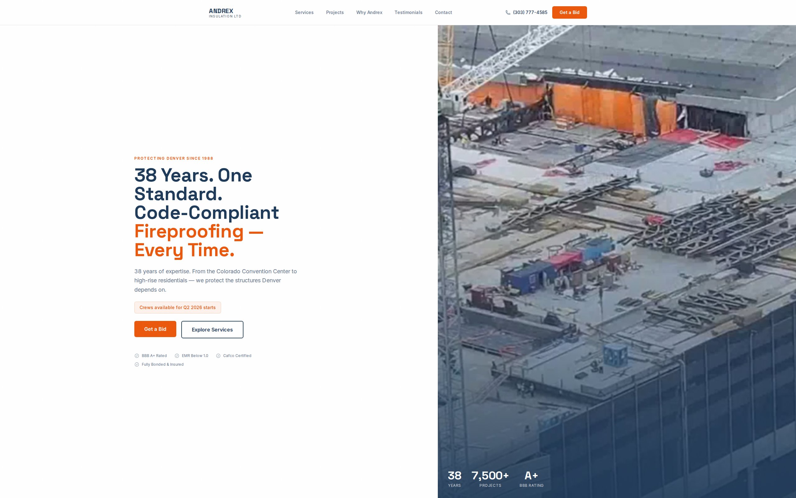 Screenshot of Andrex Ltd