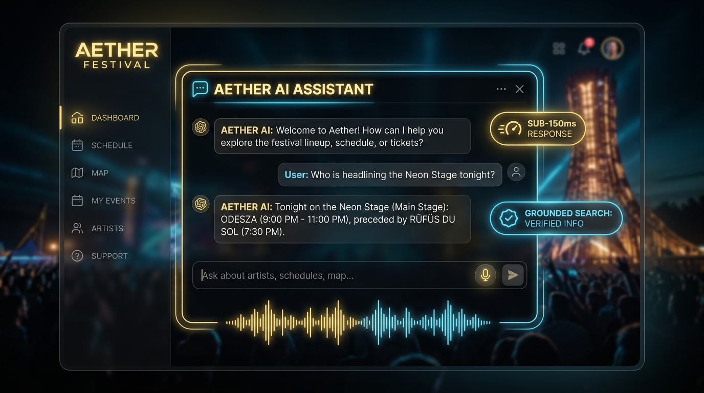 Smart Event Chatbot Interface Preview